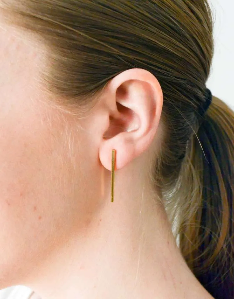 Olimpia 14K Gold Stud Earrings