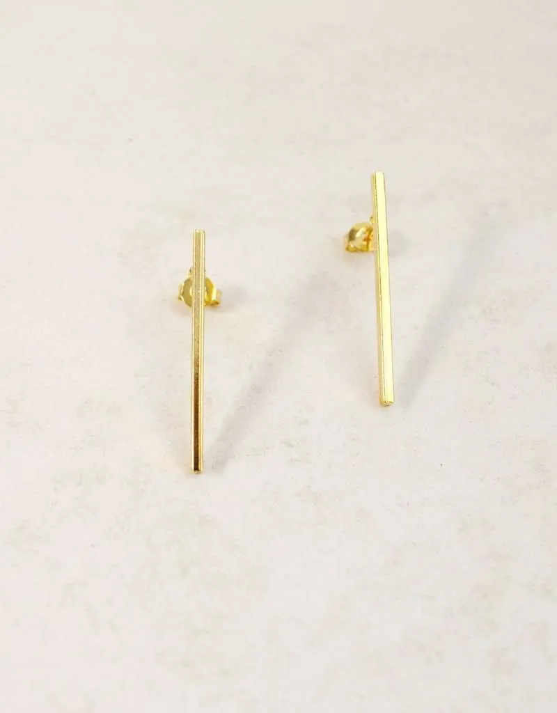 Olimpia 14K Gold Stud Earrings