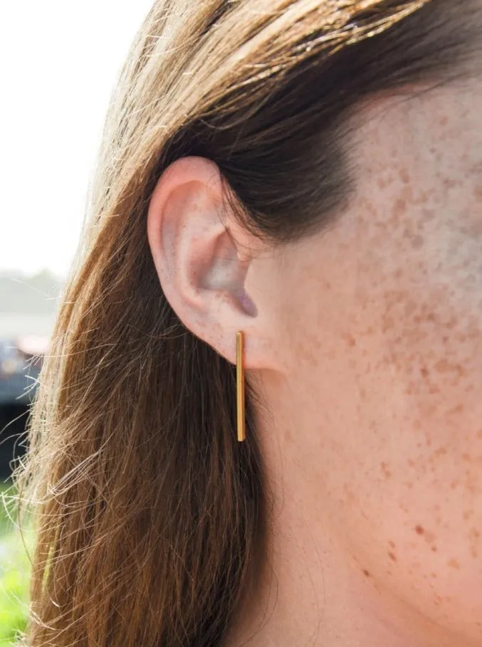 Olimpia 14K Gold Stud Earrings