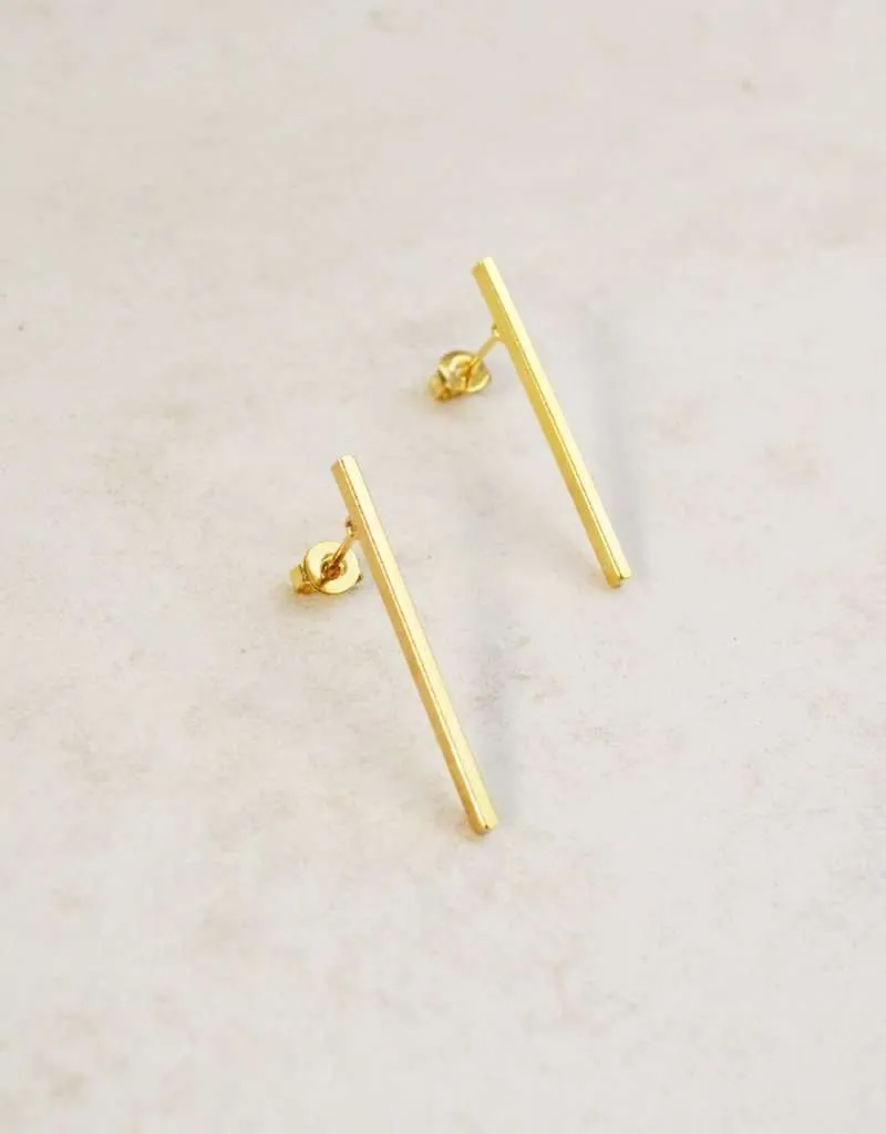 Olimpia 14K Gold Stud Earrings
