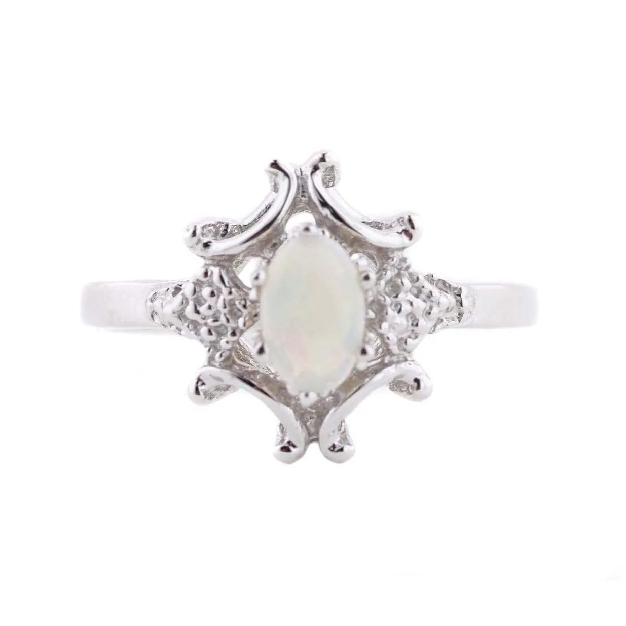Opal Engagement Ring