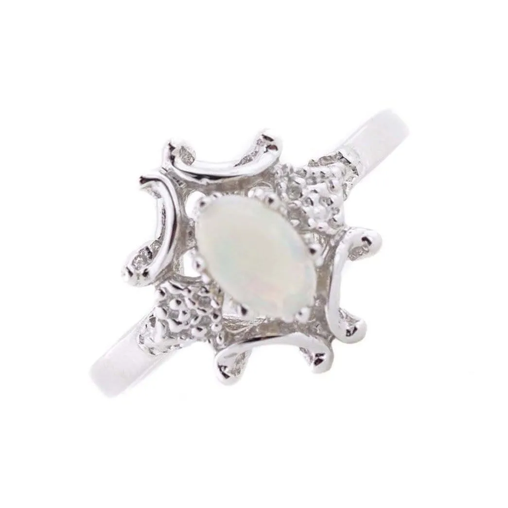 Opal Engagement Ring
