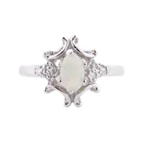 Opal Engagement Ring