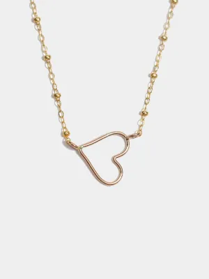 Open Heart Necklace