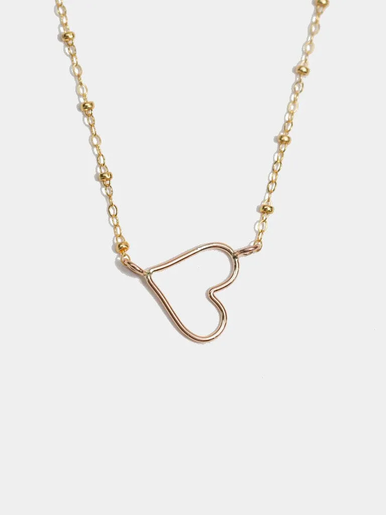 Open Heart Necklace