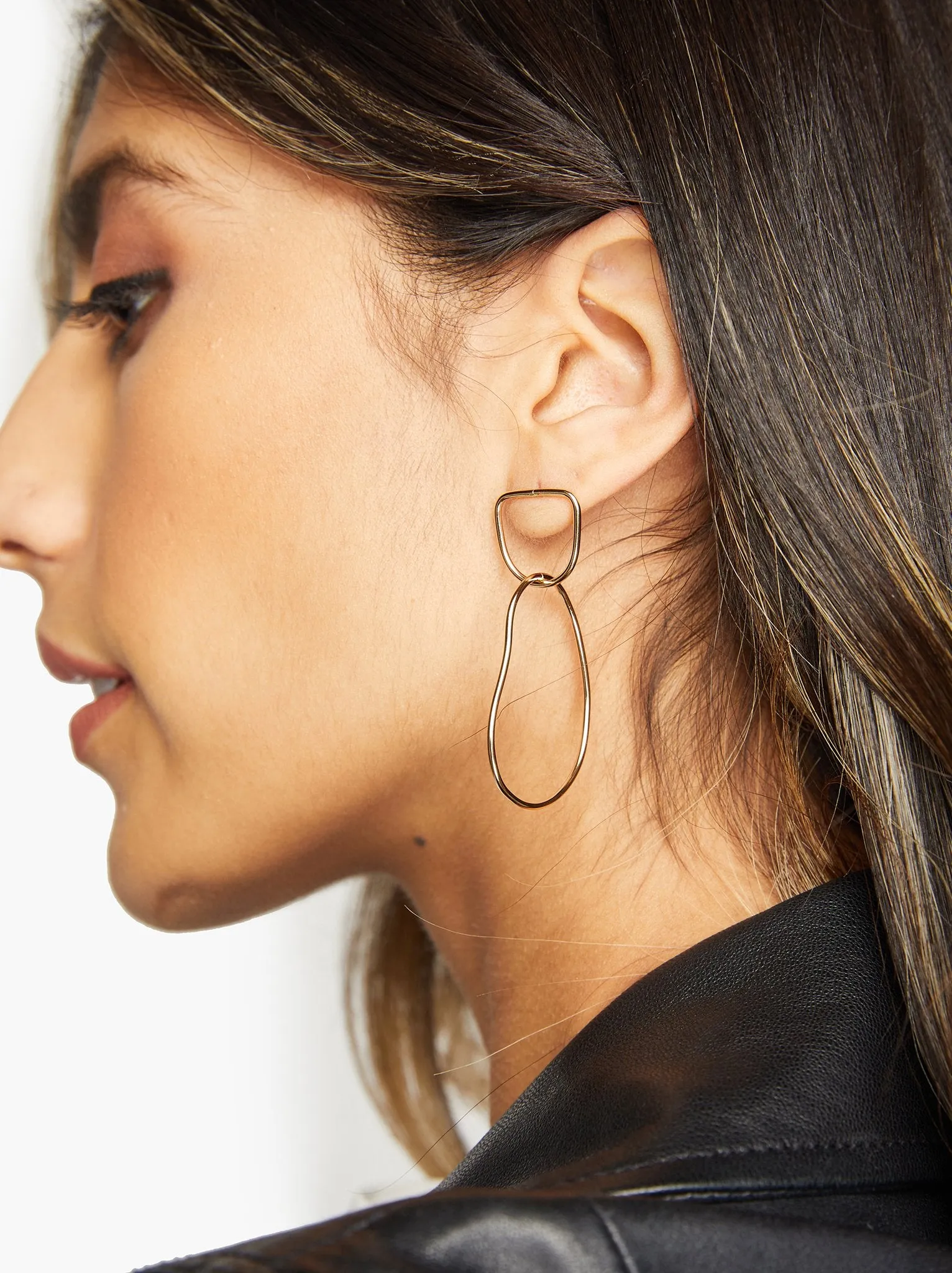 Organic Drop Earring