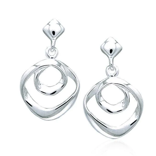 Organic Sterling Silver Earrings TER946
