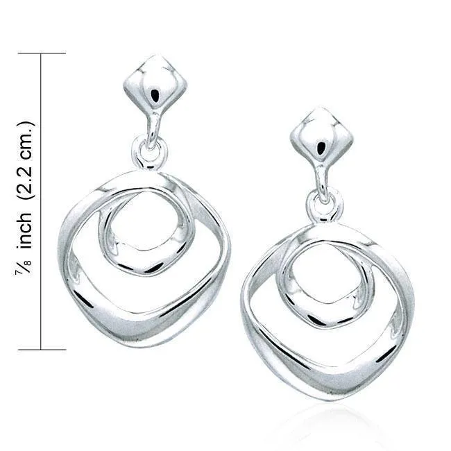 Organic Sterling Silver Earrings TER946
