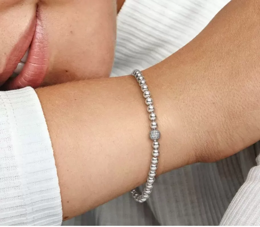 Pandora Beads & Pavé Bracelet