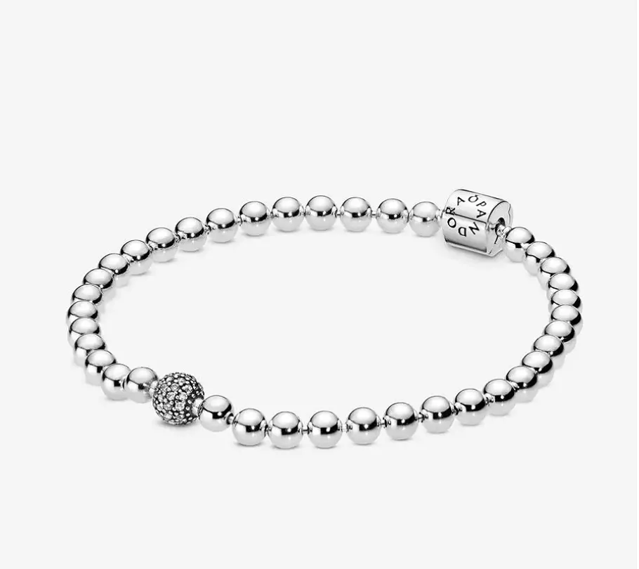 Pandora Beads & Pavé Bracelet