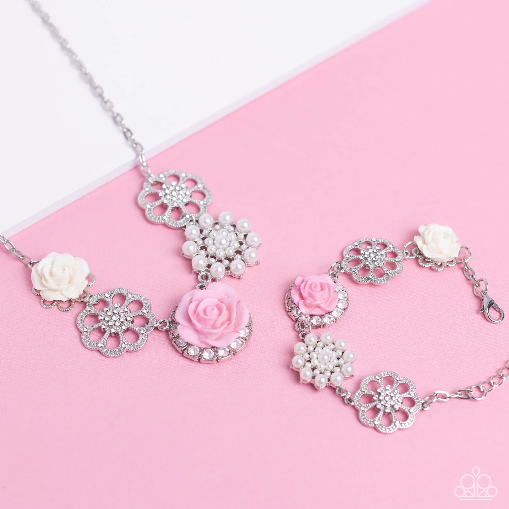 Paparazzi Bracelet ~ Tea Party Theme - Pink