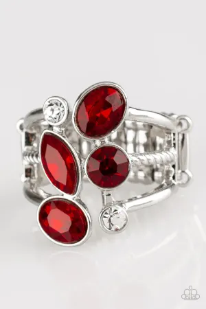 Paparazzi Ring ~ Metro Mingle - Red