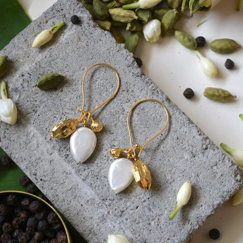 Pearl Earrings | Gold Plated