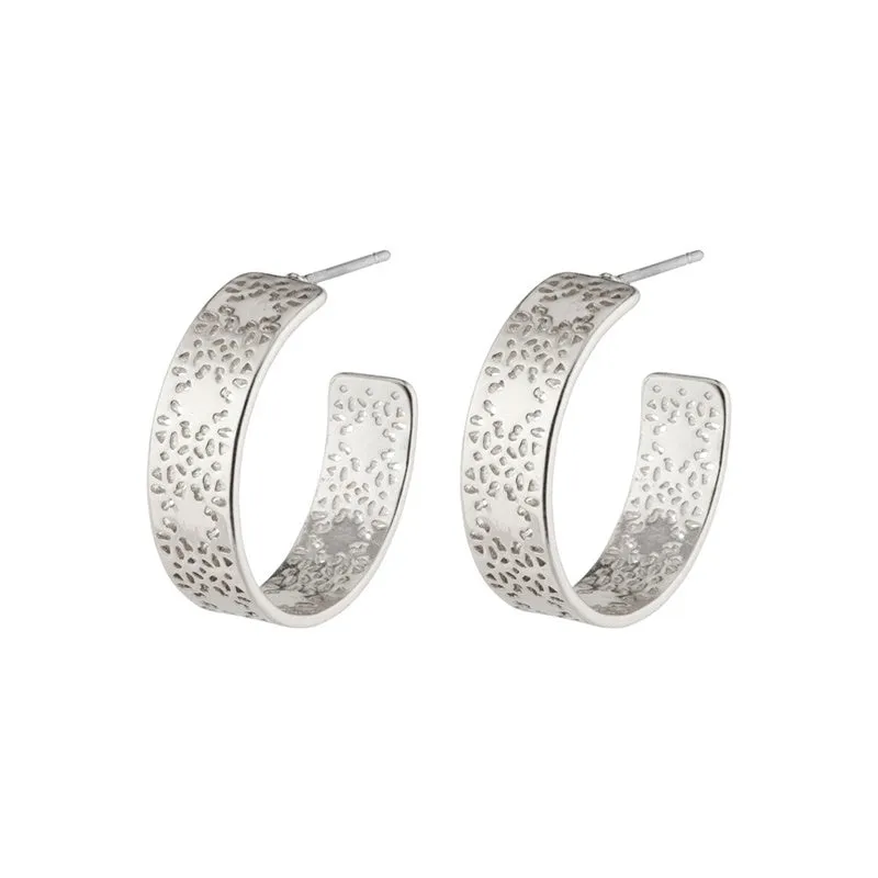 Pilgrim - Carol Earrings - Silver Plated