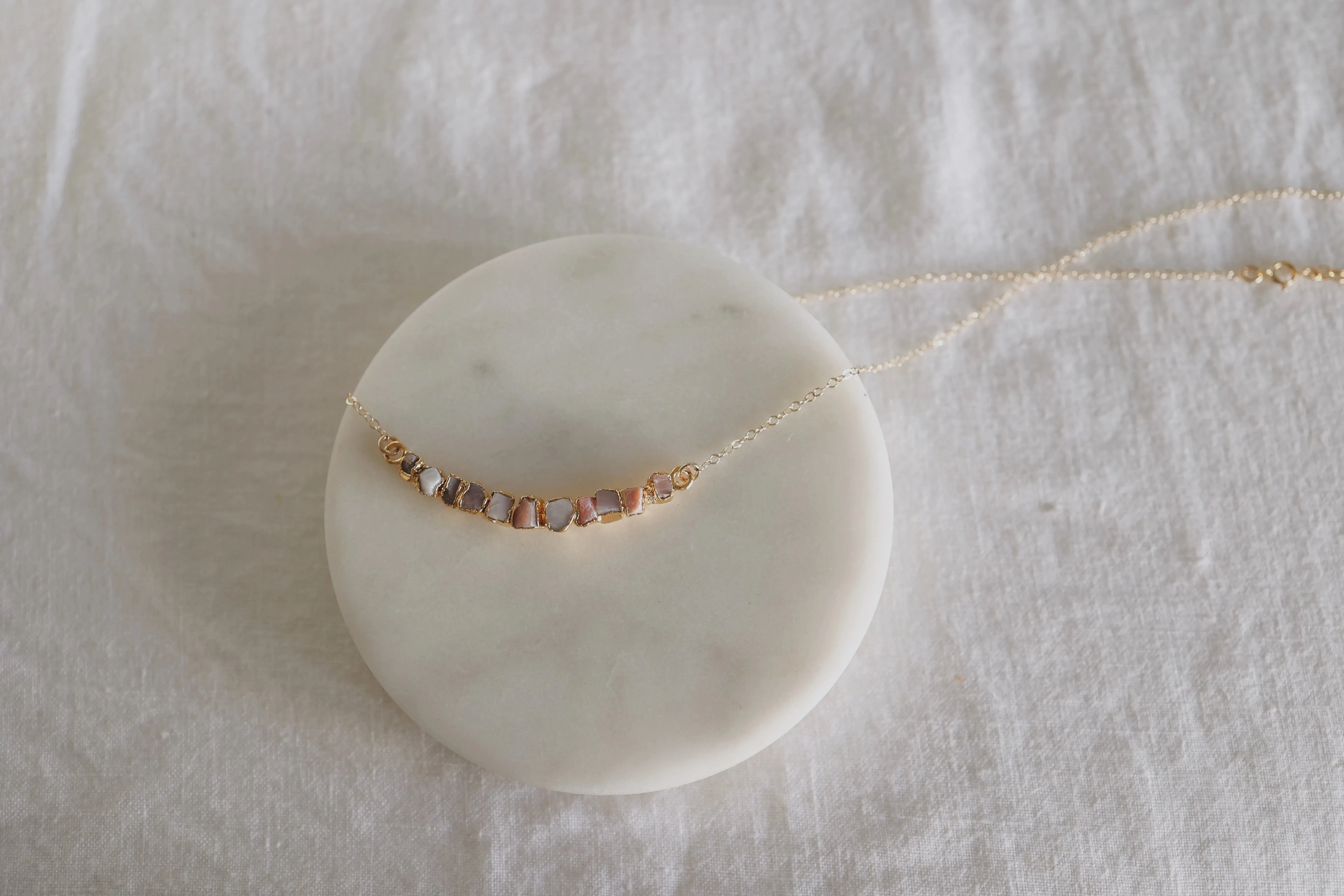 Pink Opal Riverbend Necklace