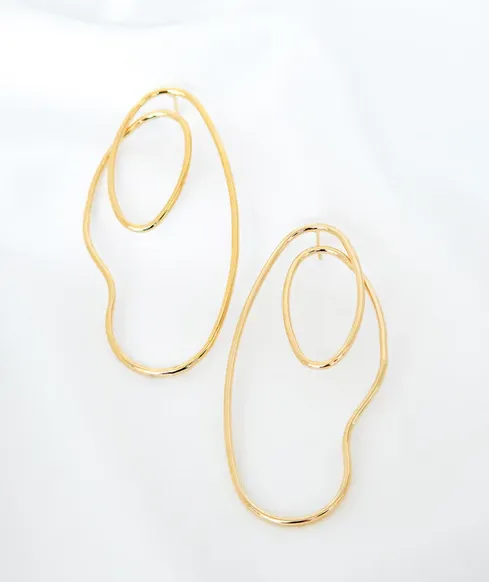 Pure Essence Organic Minimalist Earrings
