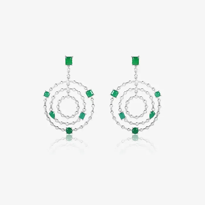 Radiant Circle Elegance Earrings