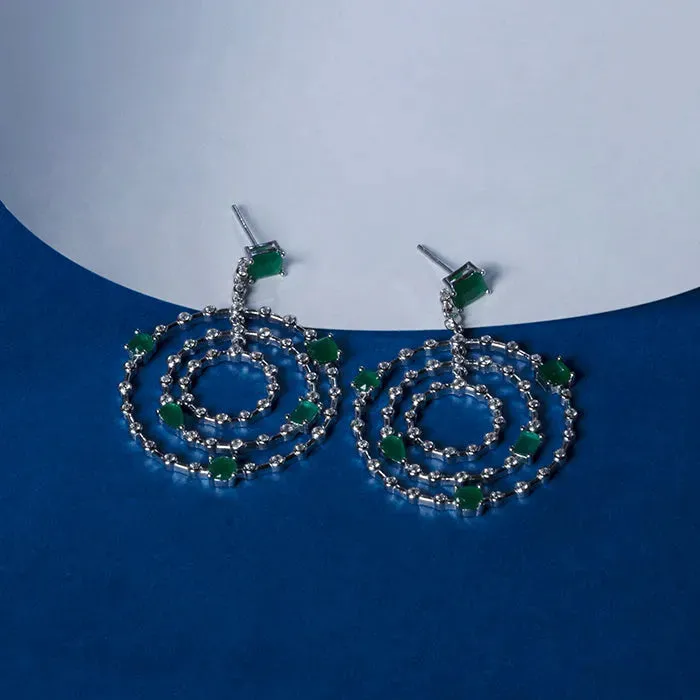 Radiant Circle Elegance Earrings