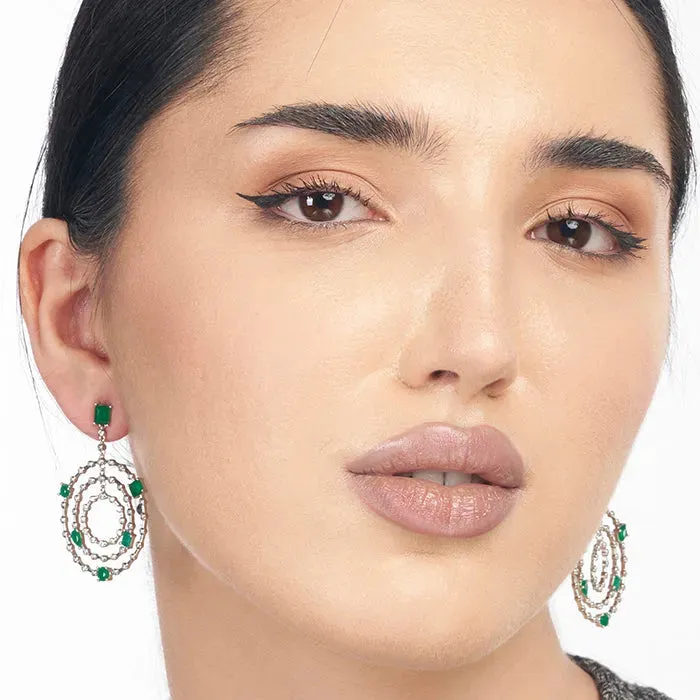 Radiant Circle Elegance Earrings