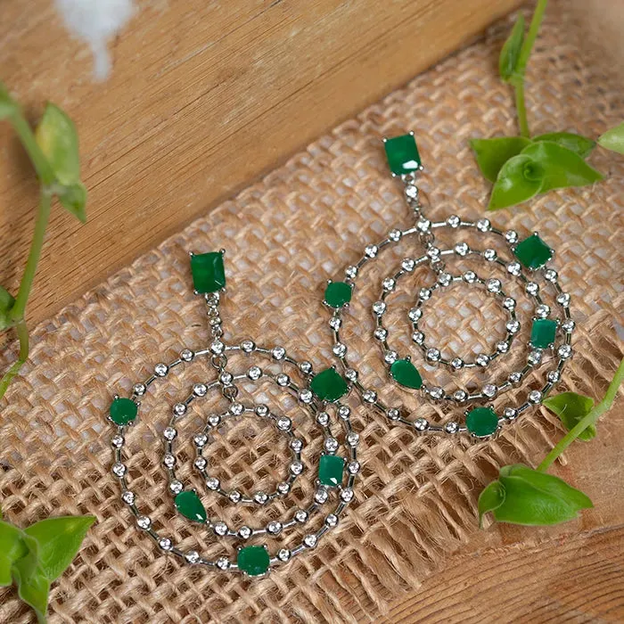 Radiant Circle Elegance Earrings