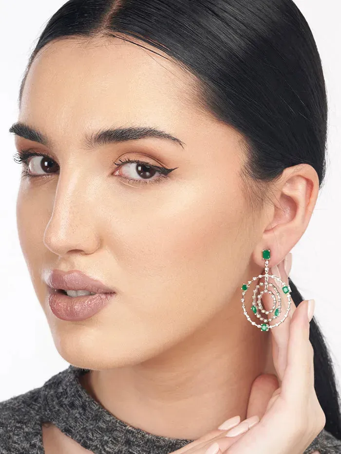 Radiant Circle Elegance Earrings