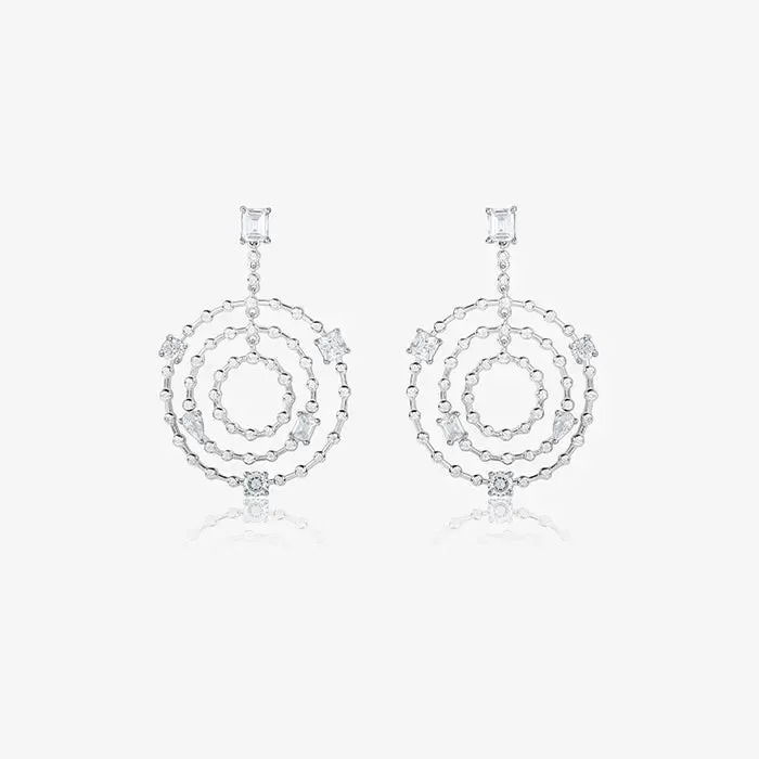 Radiant Circle Elegance Earrings