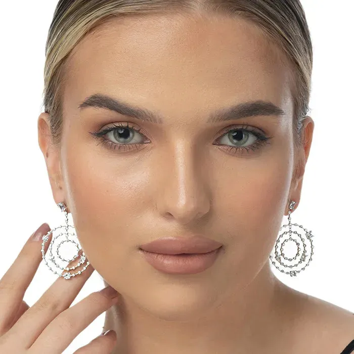 Radiant Circle Elegance Earrings