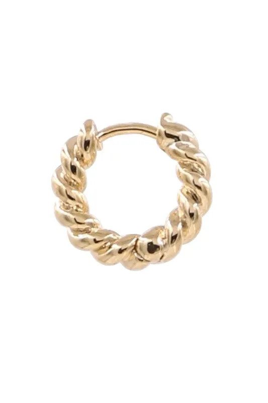 Rope Hoop Earrings