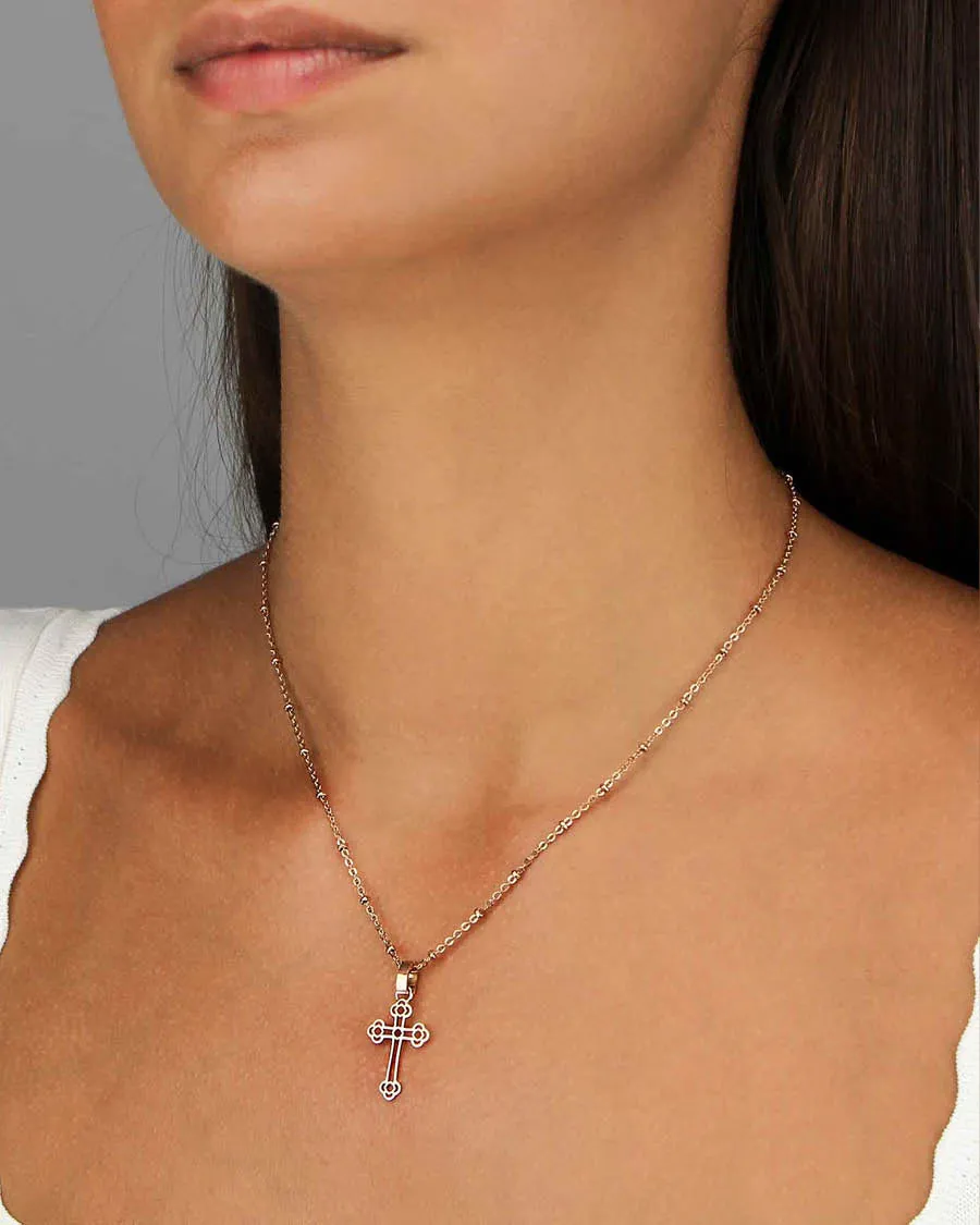 Salib Pendant, Silver