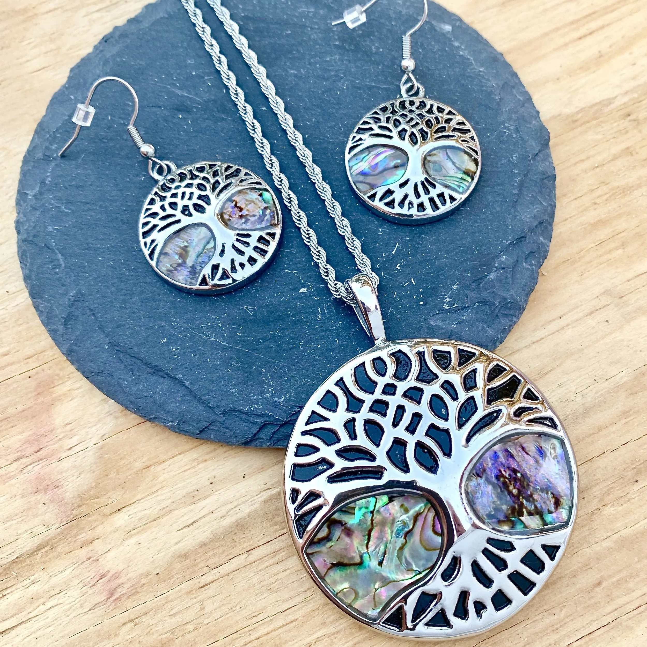 Sea Shell - Tree of  Life Earrings SK2556E