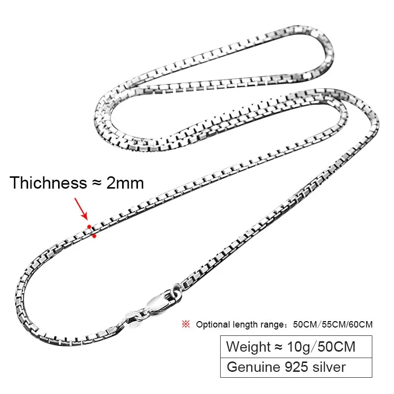 Silver Chain For Necklaces
