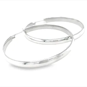Silver Hoops