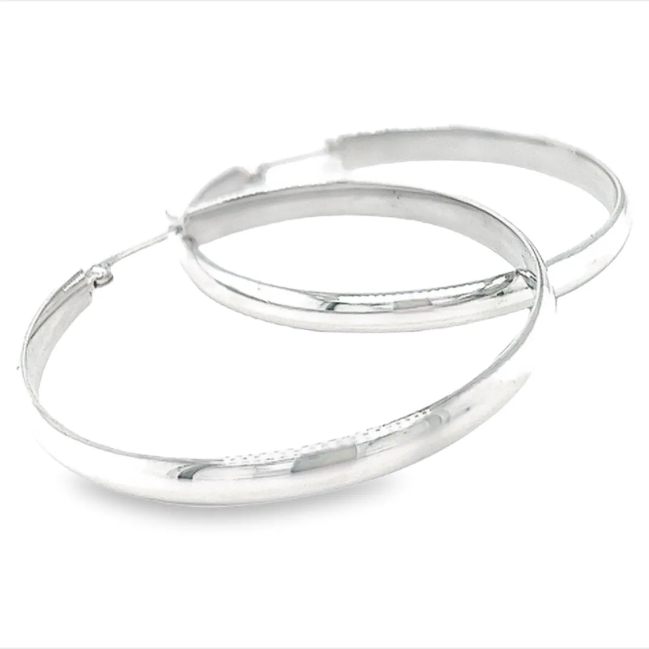 Silver Hoops