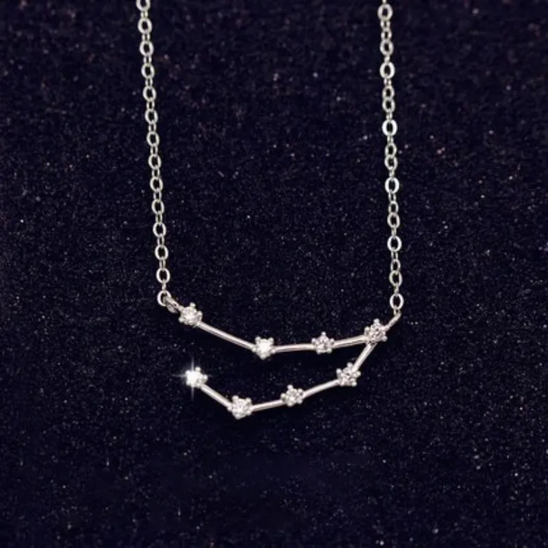 Simple Fashion Zodiac Constellation Necklace for Women