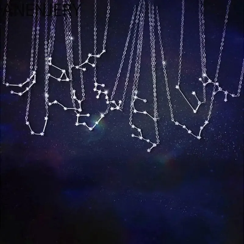 Simple Fashion Zodiac Constellation Necklace for Women