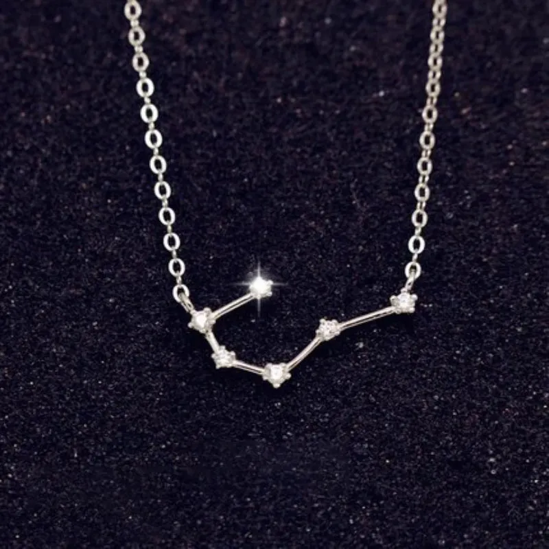 Simple Fashion Zodiac Constellation Necklace for Women