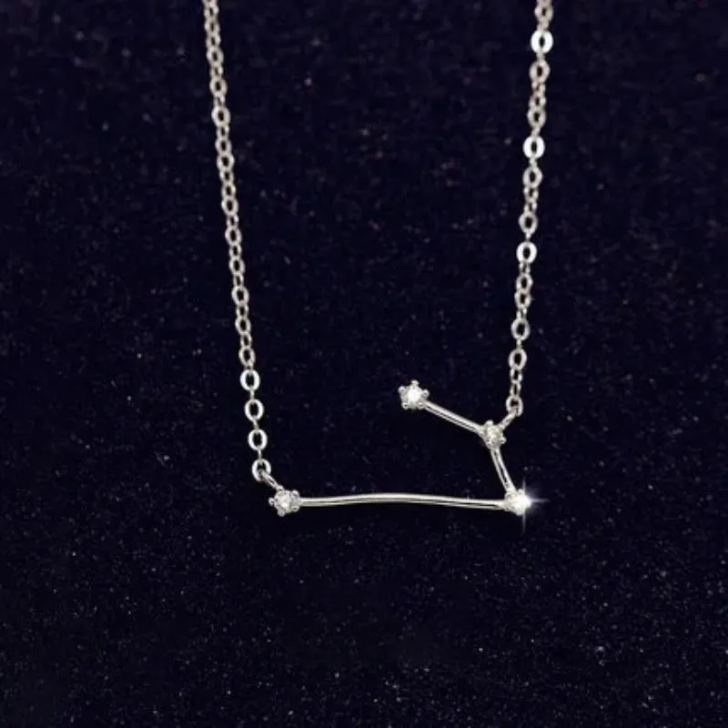 Simple Fashion Zodiac Constellation Necklace for Women