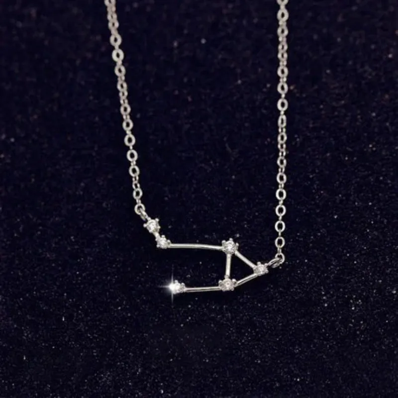 Simple Fashion Zodiac Constellation Necklace for Women