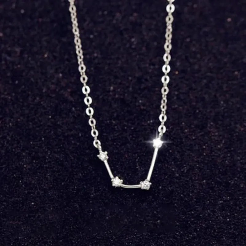Simple Fashion Zodiac Constellation Necklace for Women