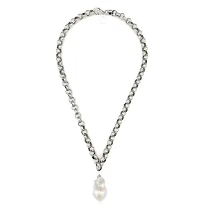 Simple Tukish Necklace Silver