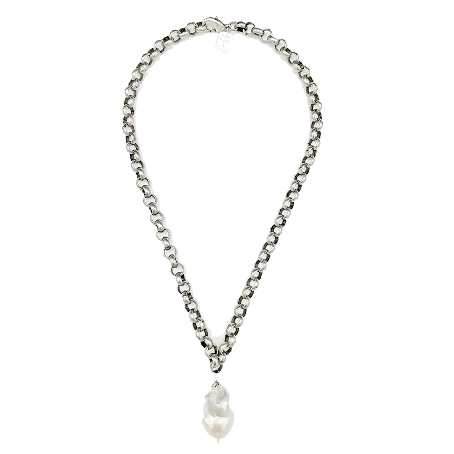 Simple Tukish Necklace Silver