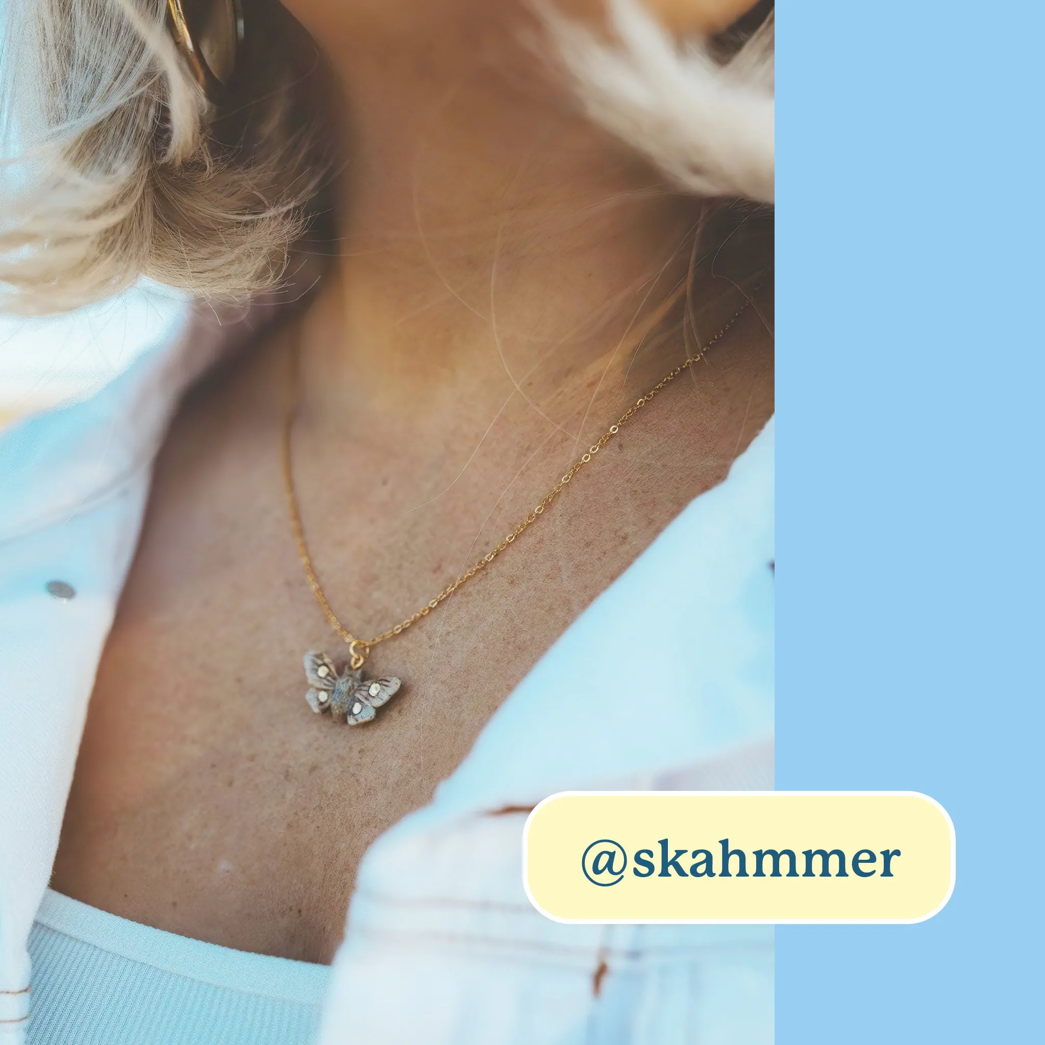 Solar Moth Necklace