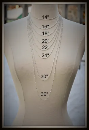 STERLING SILVER BALL CHAIN NECKLACES