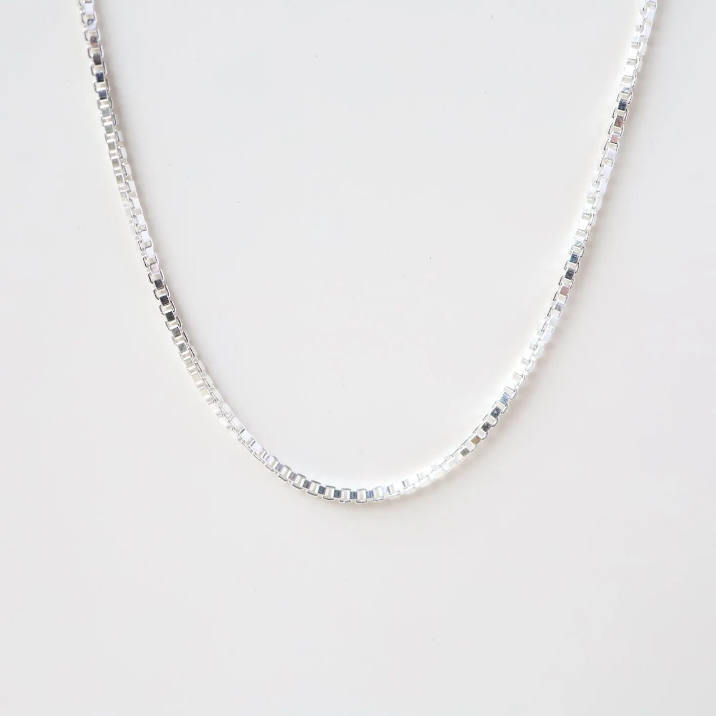 Sterling Silver Box Chain - 24"