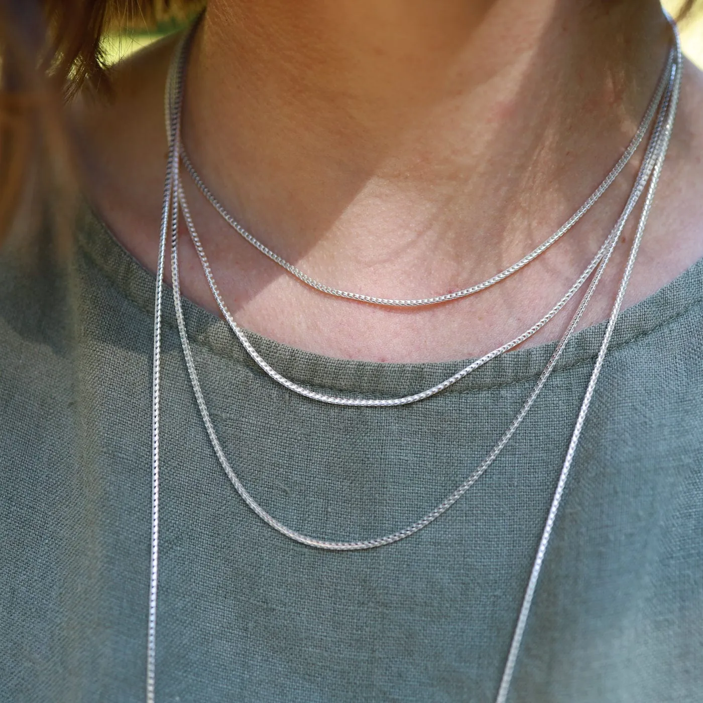 Sterling Silver Franco Chain - 16"