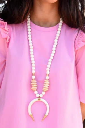 THE ADDISON NECKLACE -WHITE
