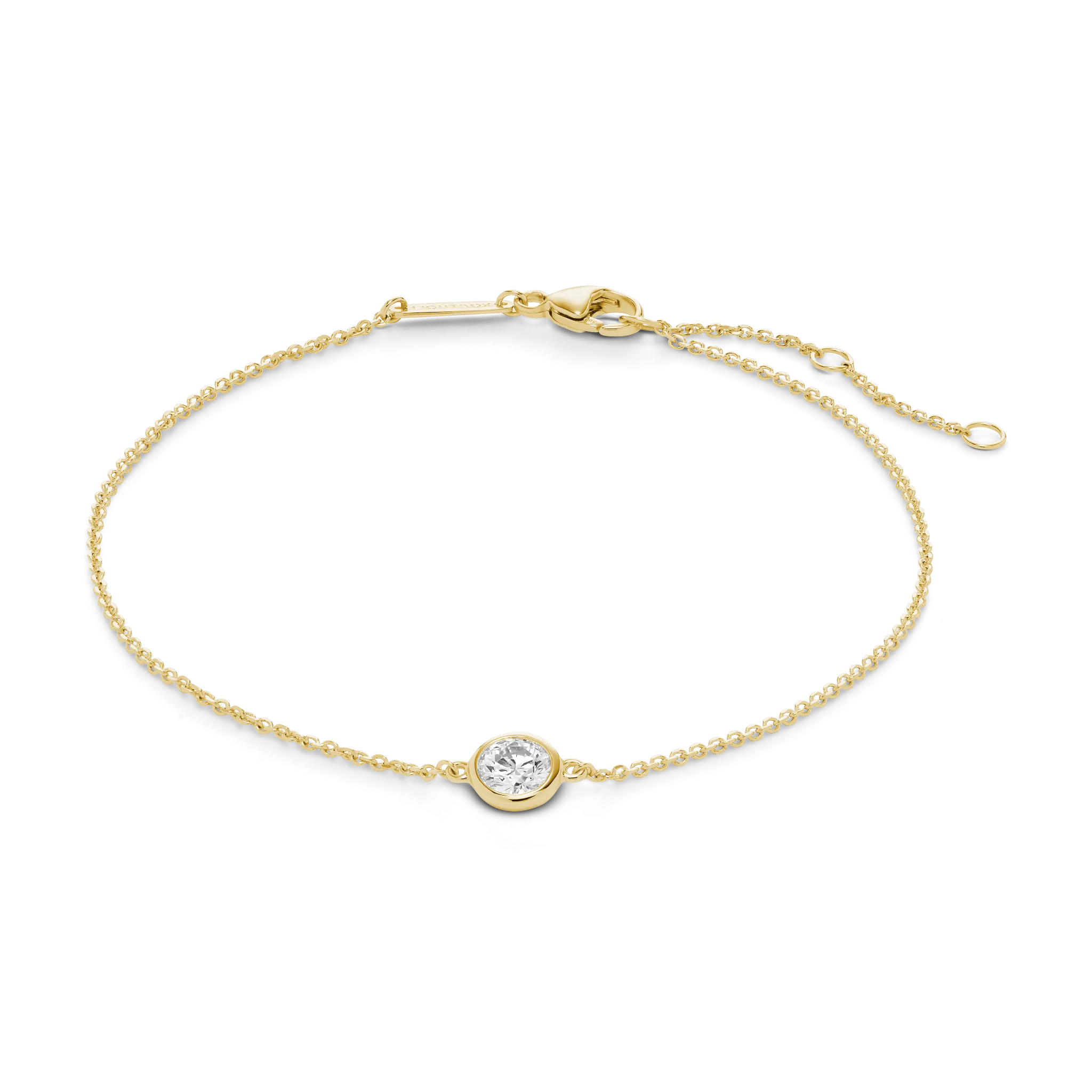 The Bezel Solitaire Bracelet