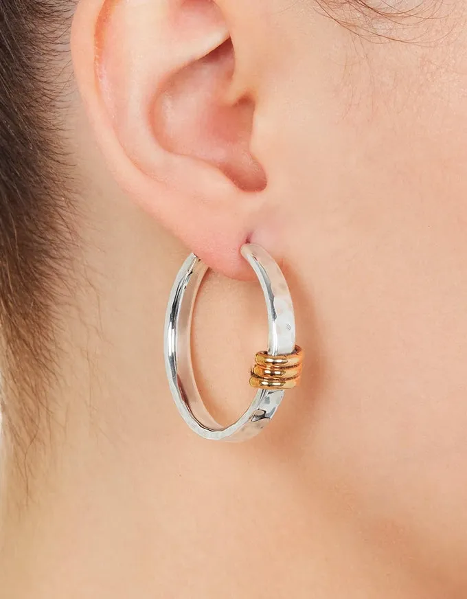 Tumbaga Amarres Silver Earring E6129