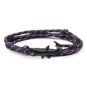 West Anchor Navy Jaws Bracelet (Black)