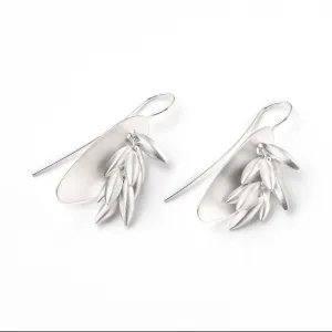 Wheat Disc Earrings